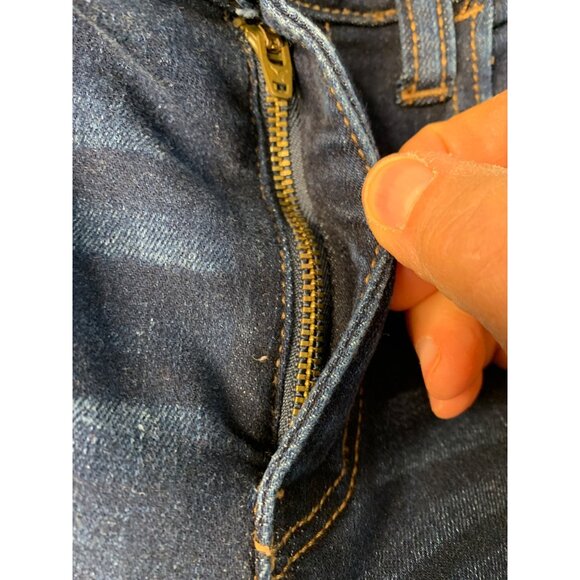 American Eagle Sz 6 Womens Next Level Jegging Dark HR Crop Stretch Denim Jeans - Picture 8 of 8